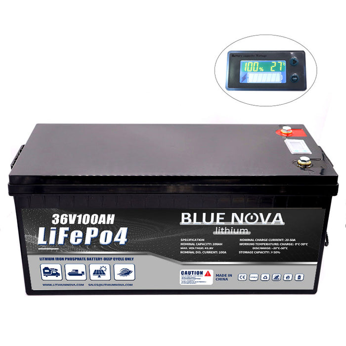 Super 12v100ah Lifepo4 with Bluetooth Monitor｜BlueNova Lithium